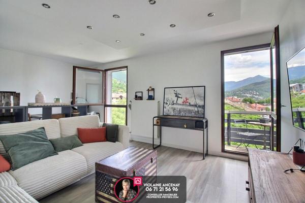 Appartement T2 rénové avec balcon et vue montagne  !