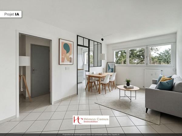 Appartement Nantes 3 pièces - 53 m2- Cave- Stationnement.,