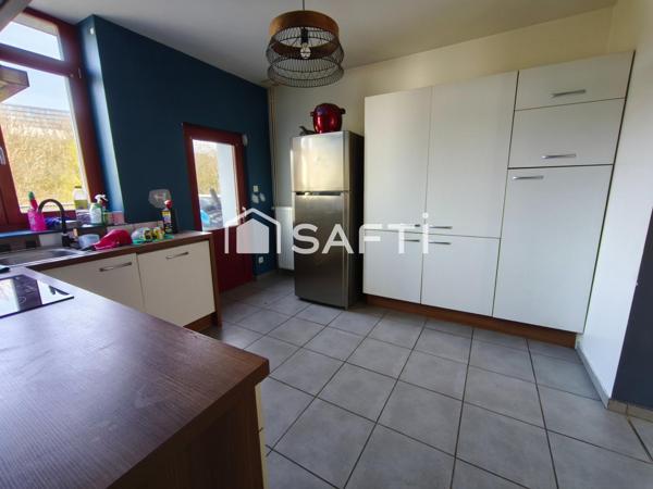 Maison 3 chambres bureau jardin