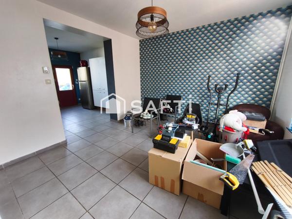 Maison 3 chambres bureau jardin