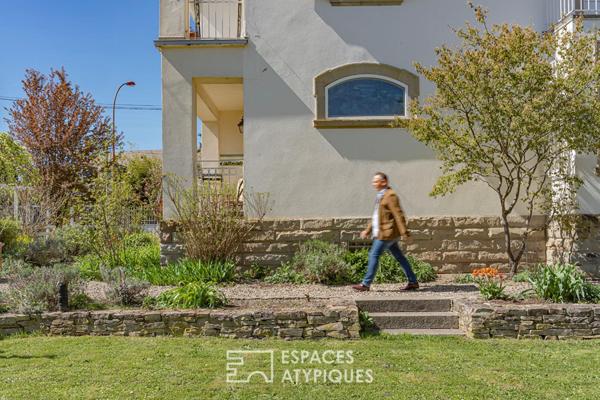 Maison de maître début XXe siècle et son jardin verdoyant