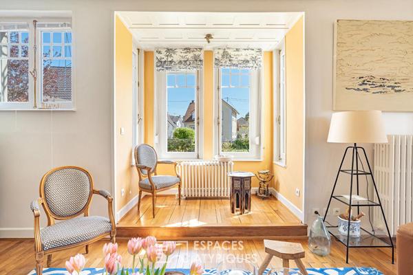 Maison de maître début XXe siècle et son jardin verdoyant