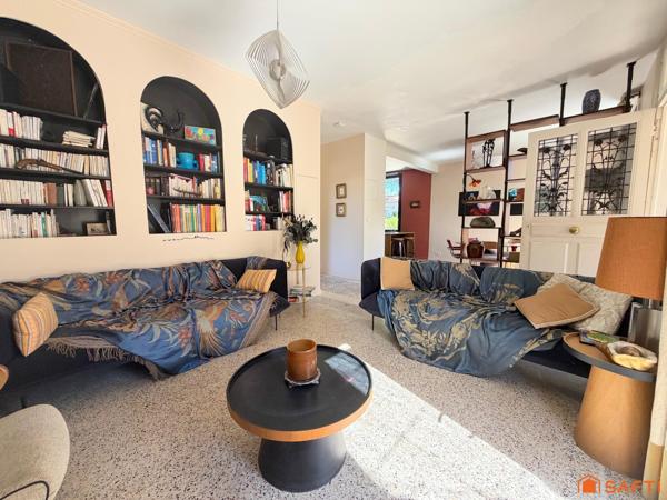 Maison 115m2, 3 chambres, bureau et jardin!