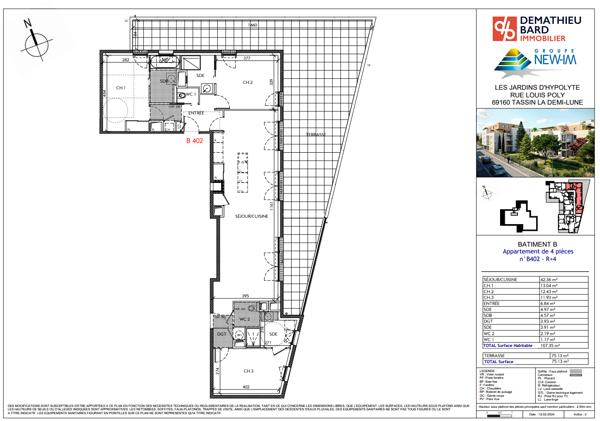 Appartement à vendre à Tassin-la-Demi-Lune (69160) - Rhône