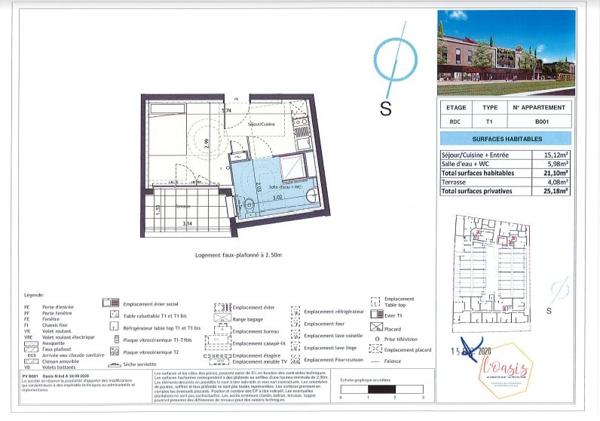 CASTELNAU-LE-LEZ – RÉSIDENCE L’OASIS – STUDIO AVEC TERRASSE