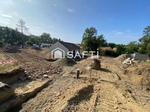 BASSE GOULAINE - terrain constructible viabilisé , premier rideau de 513M²