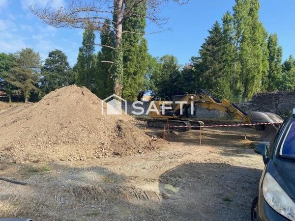BASSE GOULAINE - terrain constructible viabilisé , premier rideau de 513M²