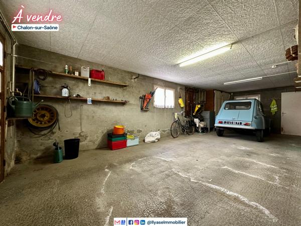 Chalon-sur-Saône (71100) MAISON 135 m² | 4 CH | 561 m² | 1 garage