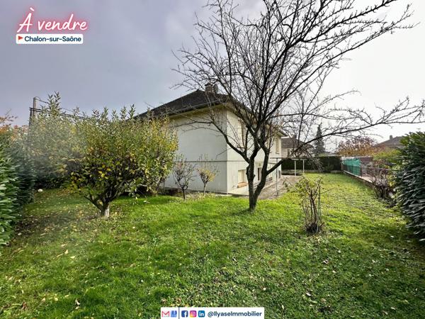 Chalon-sur-Saône (71100) MAISON 135 m² | 4 CH | 561 m² | 1 garage