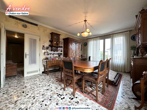 Chalon-sur-Saône (71100) MAISON 135 m² | 4 CH | 561 m² | 1 garage