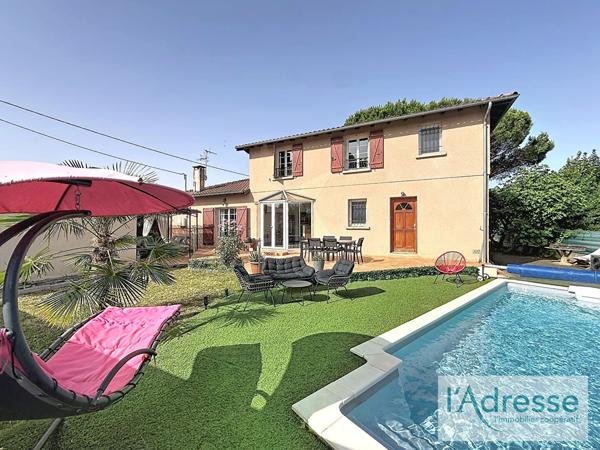 Maison 7 pièces Bruguières - BRUGUIÈRES ? Maison familiale de caractère avec piscine et double garage
