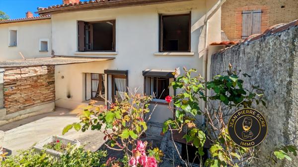 Cintegabelle centre - belle maison de village 144 m2 avec jardin sud