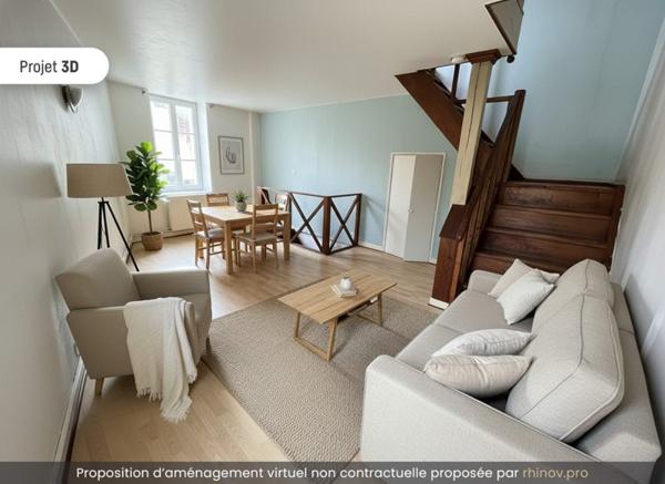 Maison à vendre |  Argenton-sur-Creuse |  2 pièces | 49 m²