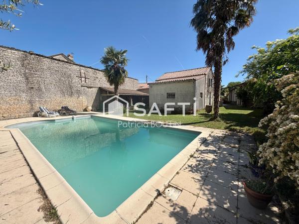 MAISON EN PIERRE 3 CHAMBRES + GRANGE ET DÉPENDANCES A VILLIERS EN PLAINE !