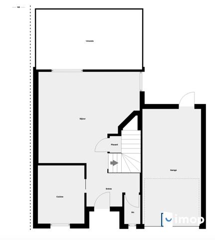 À 10 min à pied du RER E Bondy, maison familiale 4 chambres avec lumineuse véranda et jardin