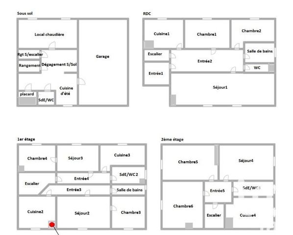 Maison à vendre 9 pièces 220 m² Drancy