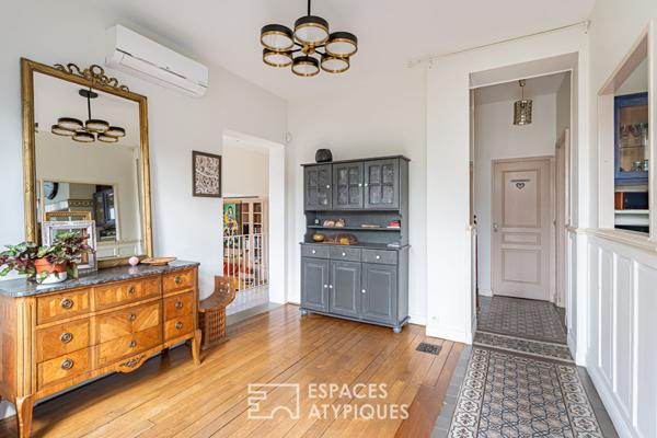 Lumineuse maison familiale avec jardin, au calme