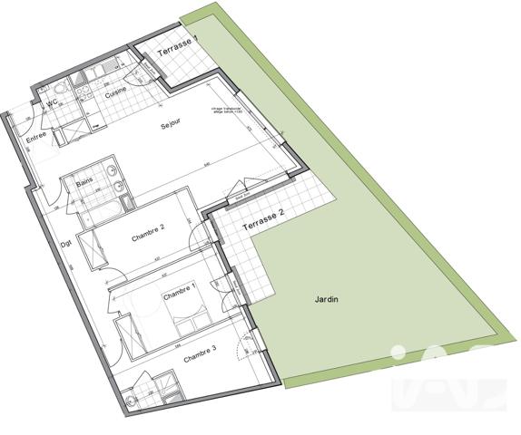 Appartement à vendre 4 pièces 88,75 m² Neuilly-sur-Marne