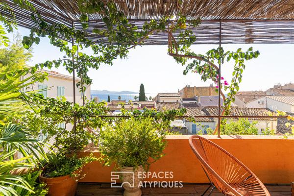 Maison de ville esprit cabanon avec terrasse et vue mer – La Ciotat