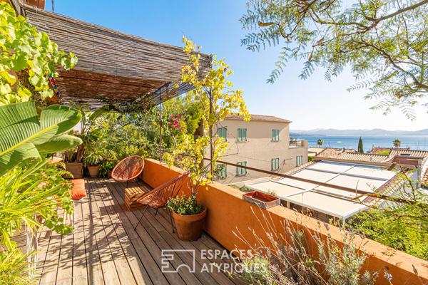 Maison de ville esprit cabanon avec terrasse et vue mer – La Ciotat