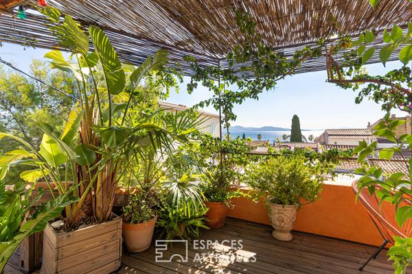 Maison de ville esprit cabanon avec terrasse et vue mer – La Ciotat