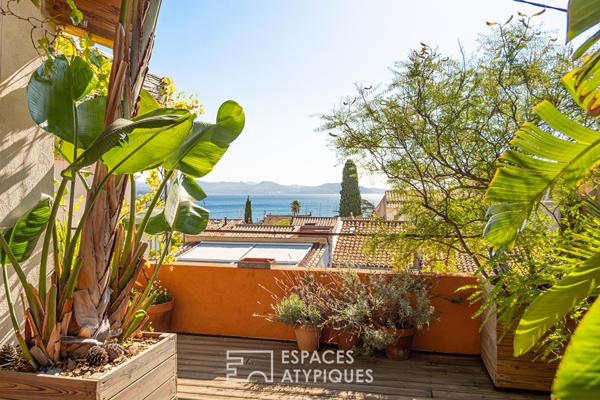 Maison de ville esprit cabanon avec terrasse et vue mer – La Ciotat