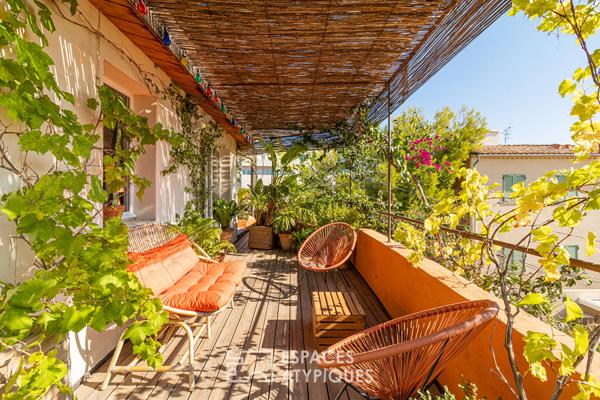 Maison de ville esprit cabanon avec terrasse et vue mer – La Ciotat