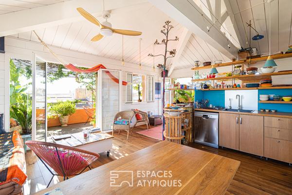 Maison de ville esprit cabanon avec terrasse et vue mer – La Ciotat