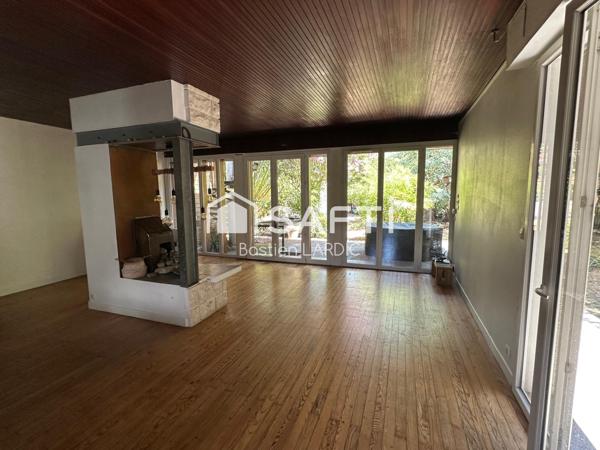 Maison d’architecte années 70, quartier familial