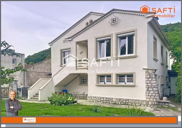 Maison individuelle d'environ 90 m2 avec un atelier