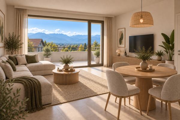 POISY - T3 NEUF DE 65 M² AVEC GRAND BALCON DE 14 M²