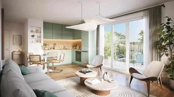 Vente Appartement 3 pièces 61 m2 à Le Coudray-Montceaux