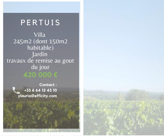 Maison 6 pièces - 245 m² Exclusivité efficity