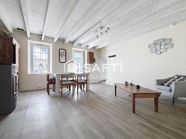 Maison de 95 m² habitables, garage