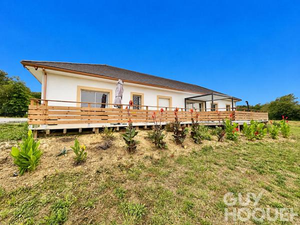 Maison contemporaine de plain-pied 138 m² proche d'ORTHEZ