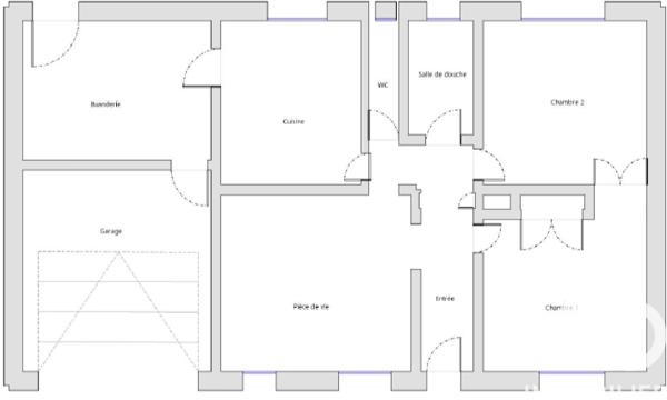 Maison à vendre 3 pièces 71 m² Chaumes-en-Retz