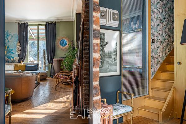 Duplex avec jardin en bordure du Parc de Saint-Cloud à Marnes-la-Coquette