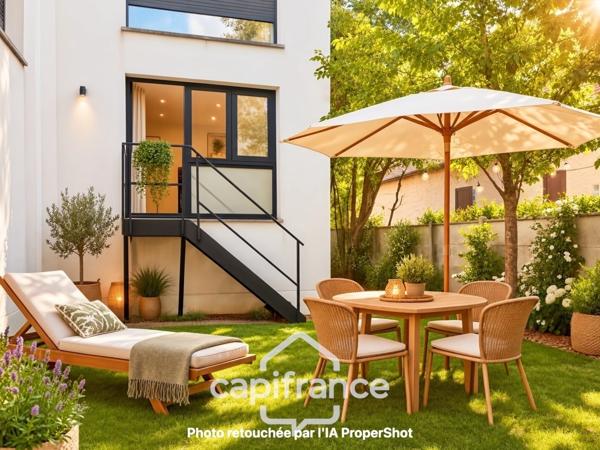 STUDIO  20,38 m2 AVEC JARDIN DE 74 m² – BORDS DE MARNE - SANS TRAVAUX