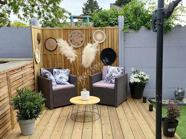 Maison de 185m² comprenant 4 chambres (possibilité 5 chambres) sur un terrain de 331m² située à MASNY VILLAGE - Terrasse - Jardin - Garage - Cave - Pas de gros travaux à prévoir - 250.000 euros