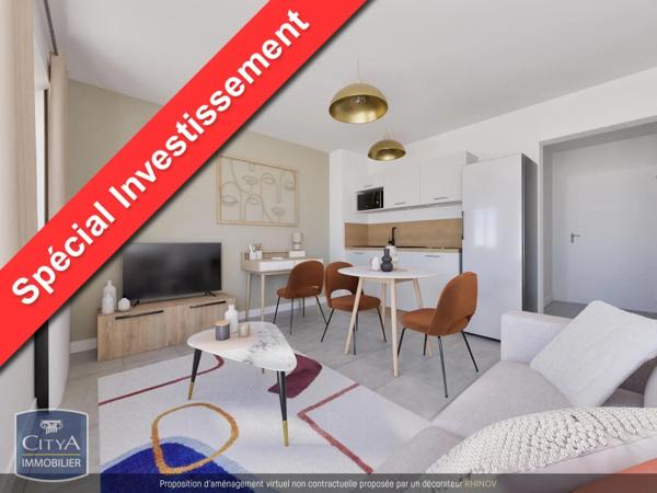 Appartement à vendre 1 pièce 21.01m²