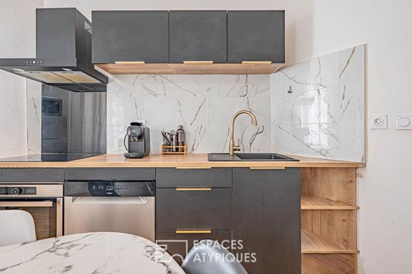 Appartement bourgeois de type T2 proche gare Thiers