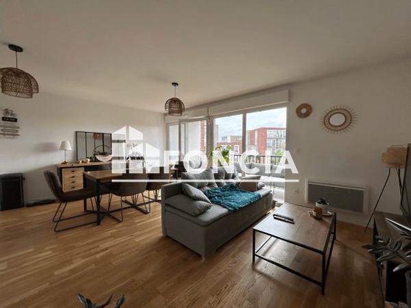Location Appartement 3 pièces 64.3 m² - LUMINESENS 2 - 44 RUE DE LONDRES PORTE C25 Lens 62300