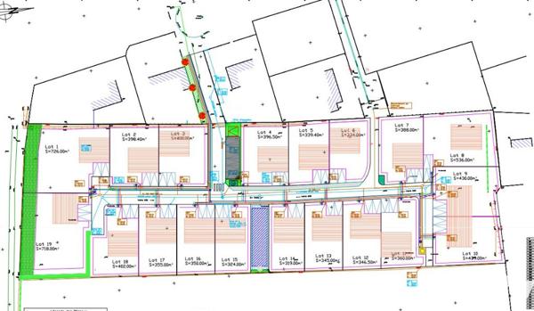 Terrain constructible sur lotissement