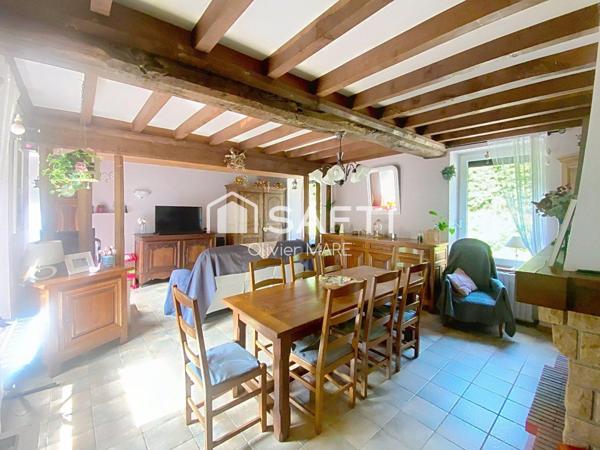 Maison en pierre, 117 m², 3 chs, terrain 893 m², Tinchebray Bocage