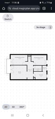 Appartement T3 avec terrasse et cave