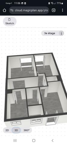 Appartement T3 avec terrasse et cave