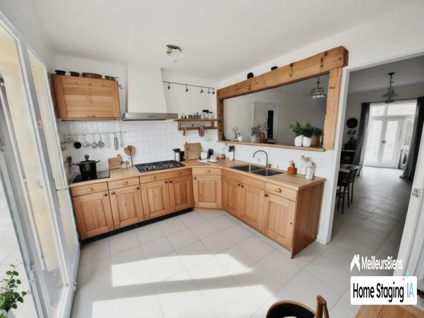 Maison à la plage (jardin et garage)