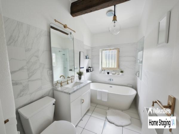 Maison à la plage (jardin et garage)