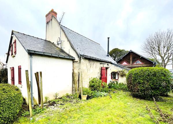 Brissac-Loire-Aubance - maison ancienne rénovée avec vie de plain-pied et jardin à 20 minutes du Sud d'Angers