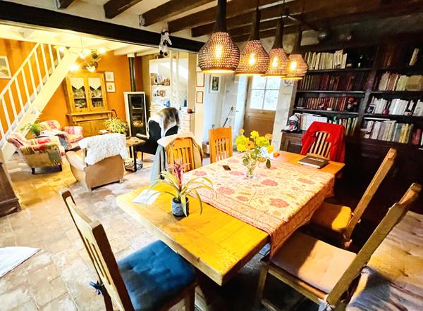 Brissac-Loire-Aubance - maison ancienne rénovée avec vie de plain-pied et jardin à 20 minutes du Sud d'Angers